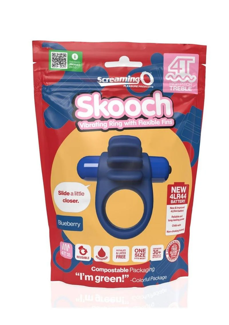 4t Skooch Vibrating Cock Ring with Clitoral Stimulator - Image 10