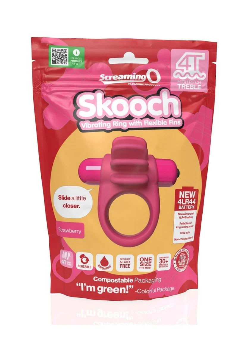 4t Skooch Vibrating Cock Ring with Clitoral Stimulator - Image 2