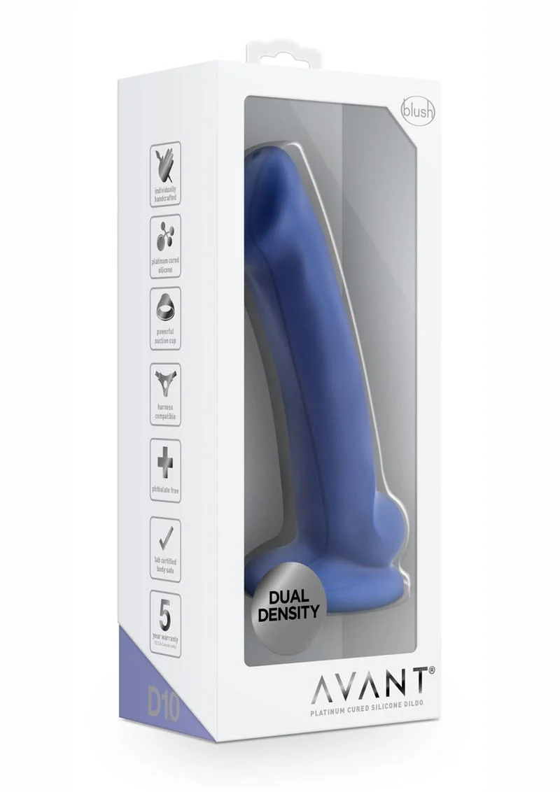 Avant D10 Ergo Mini Silicone Dildo with Suction Cup - Image 2