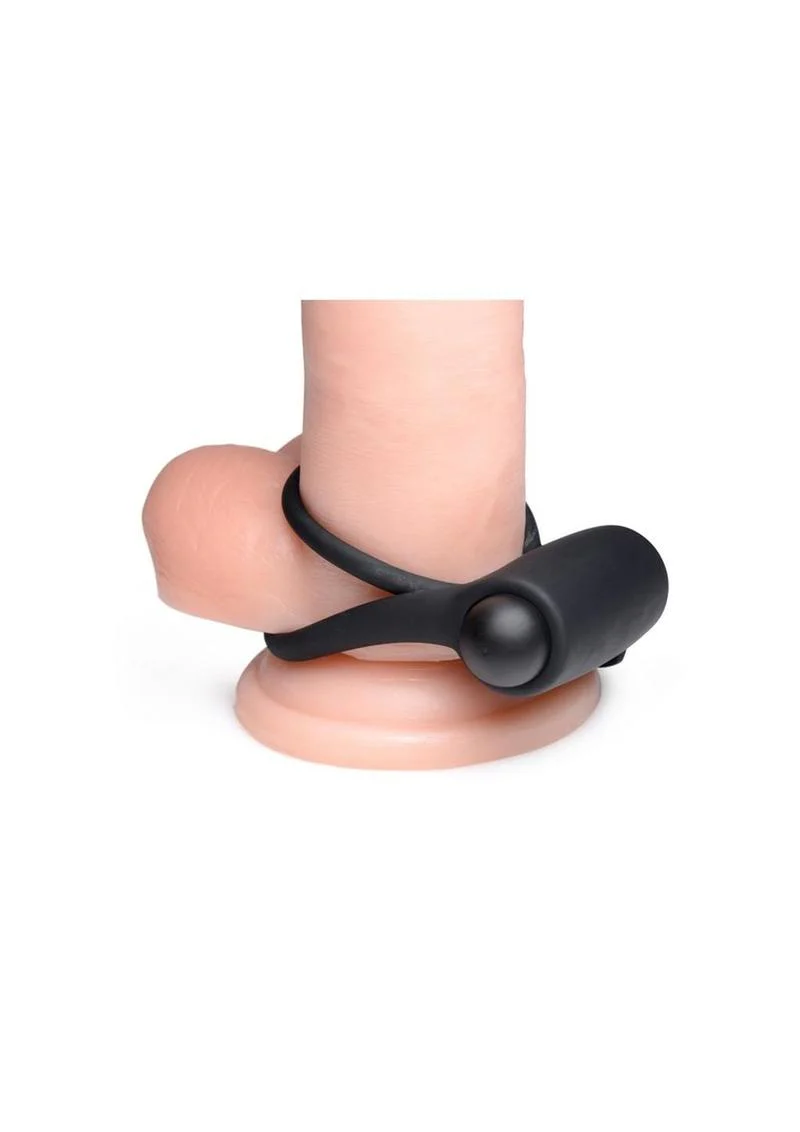 Bang! Silicone Rechargeable Cock Ring and Bullet with Remote Control - Image 4