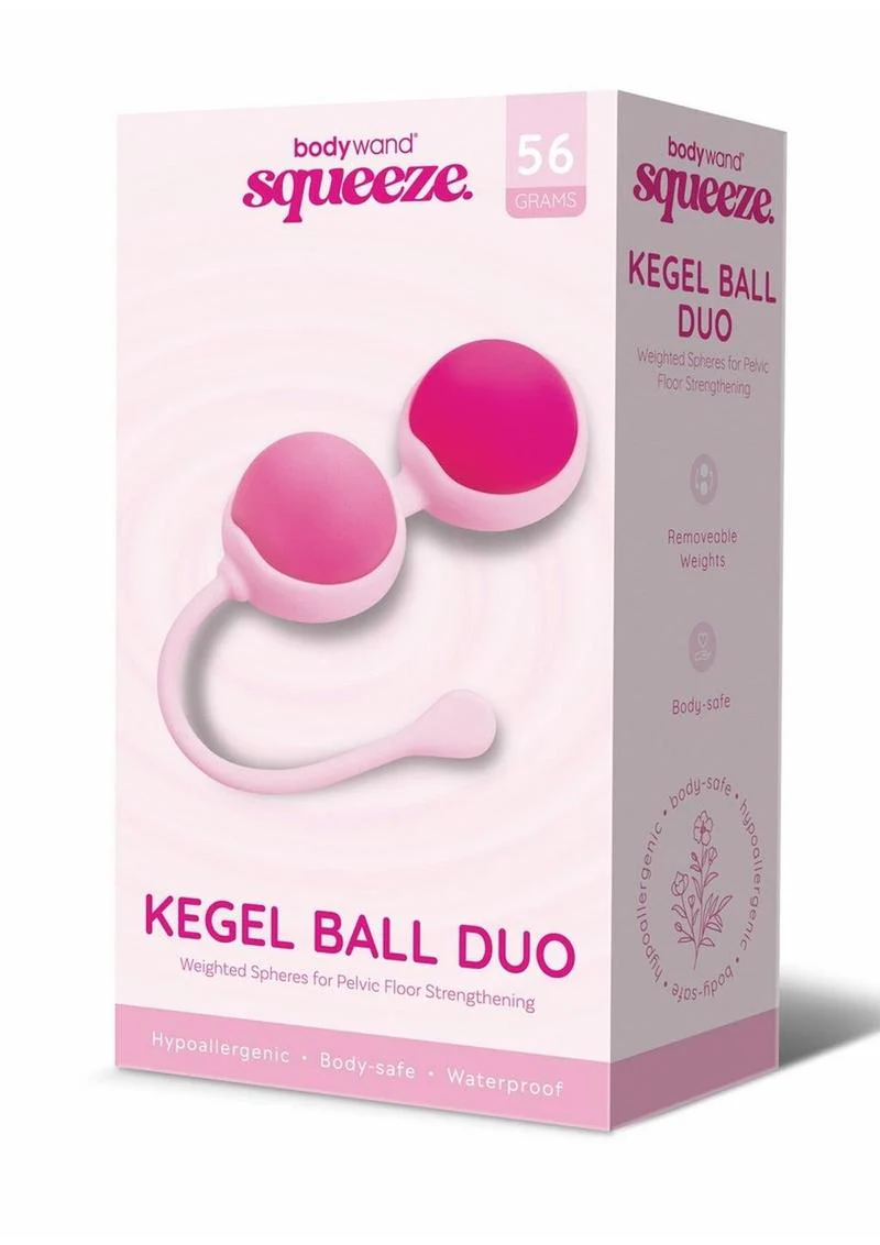 Bodywand Squeeze Kegal Ball Duo Weighted Silicone 56g - Image 2