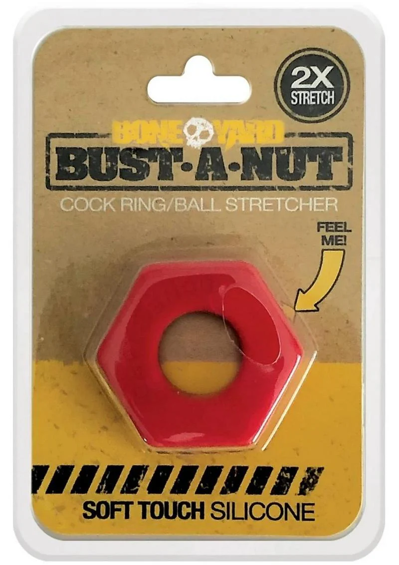 Boneyard Bust A Nut 2x Stretch Silicone Cock Ring Ball Stretcher - Image 10