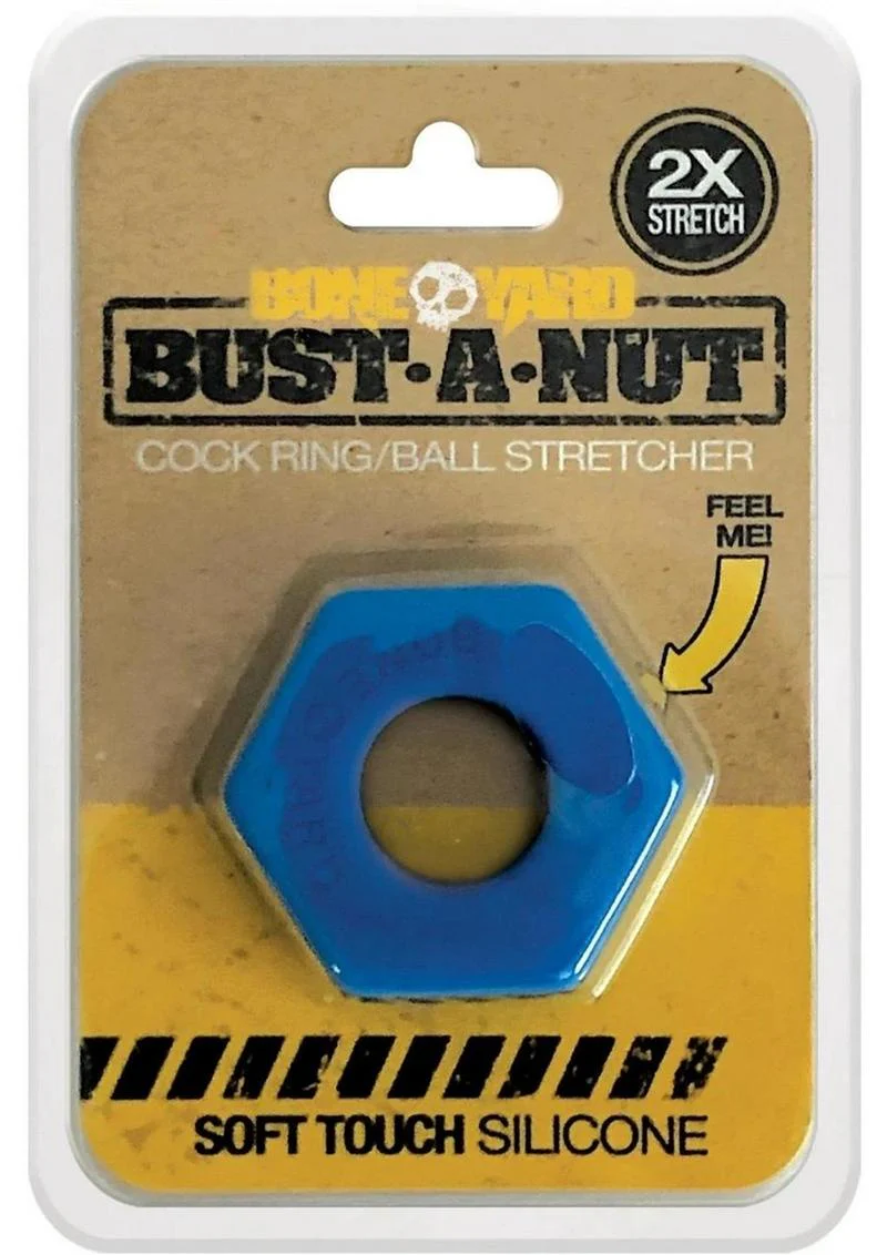 Boneyard Bust A Nut 2x Stretch Silicone Cock Ring Ball Stretcher - Image 6