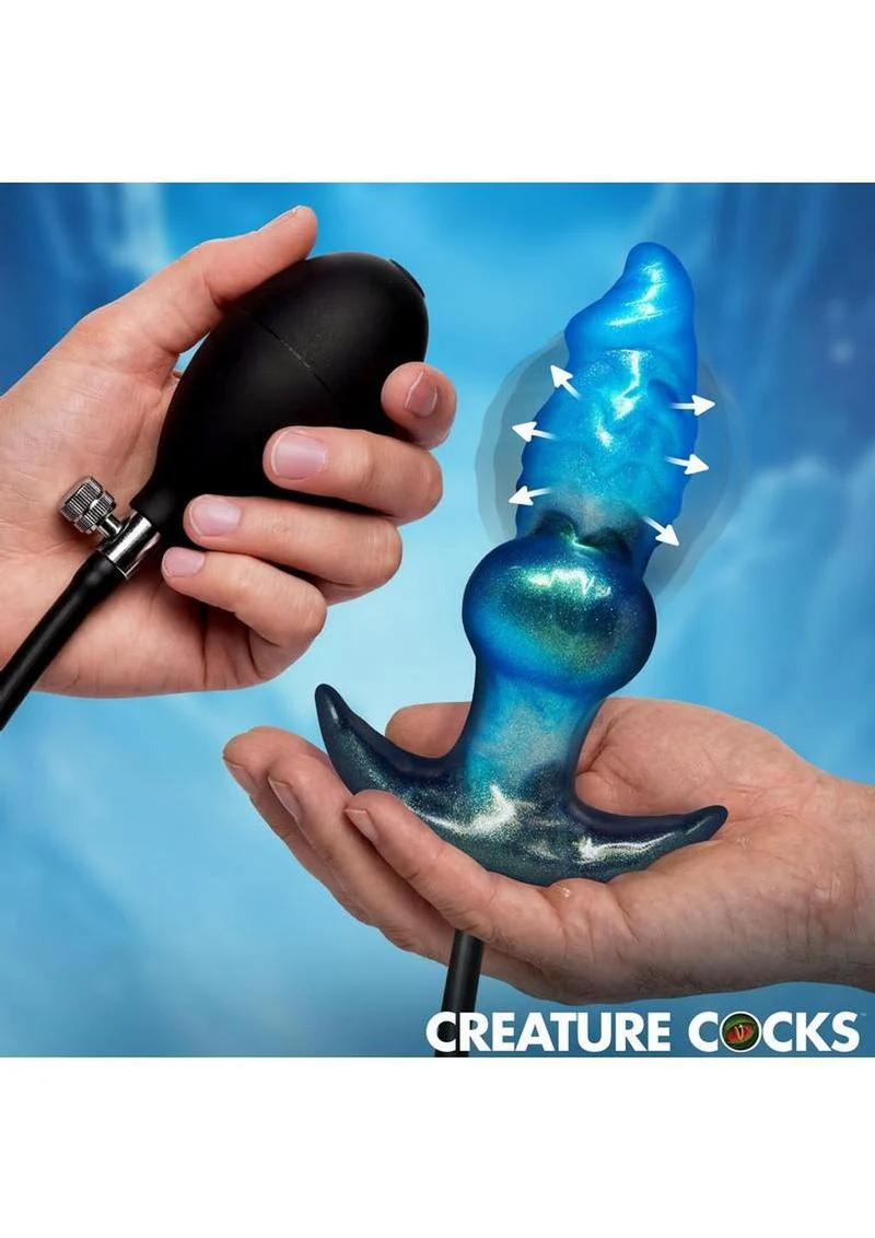 Creature Cocks Blizzard Inflatable Silicone Anal Plug - Image 3
