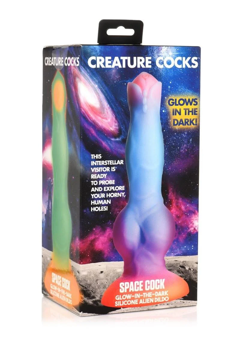 Creature Cocks Space Cock Glow In The Dark Silicone Alien Dildo - Image 2