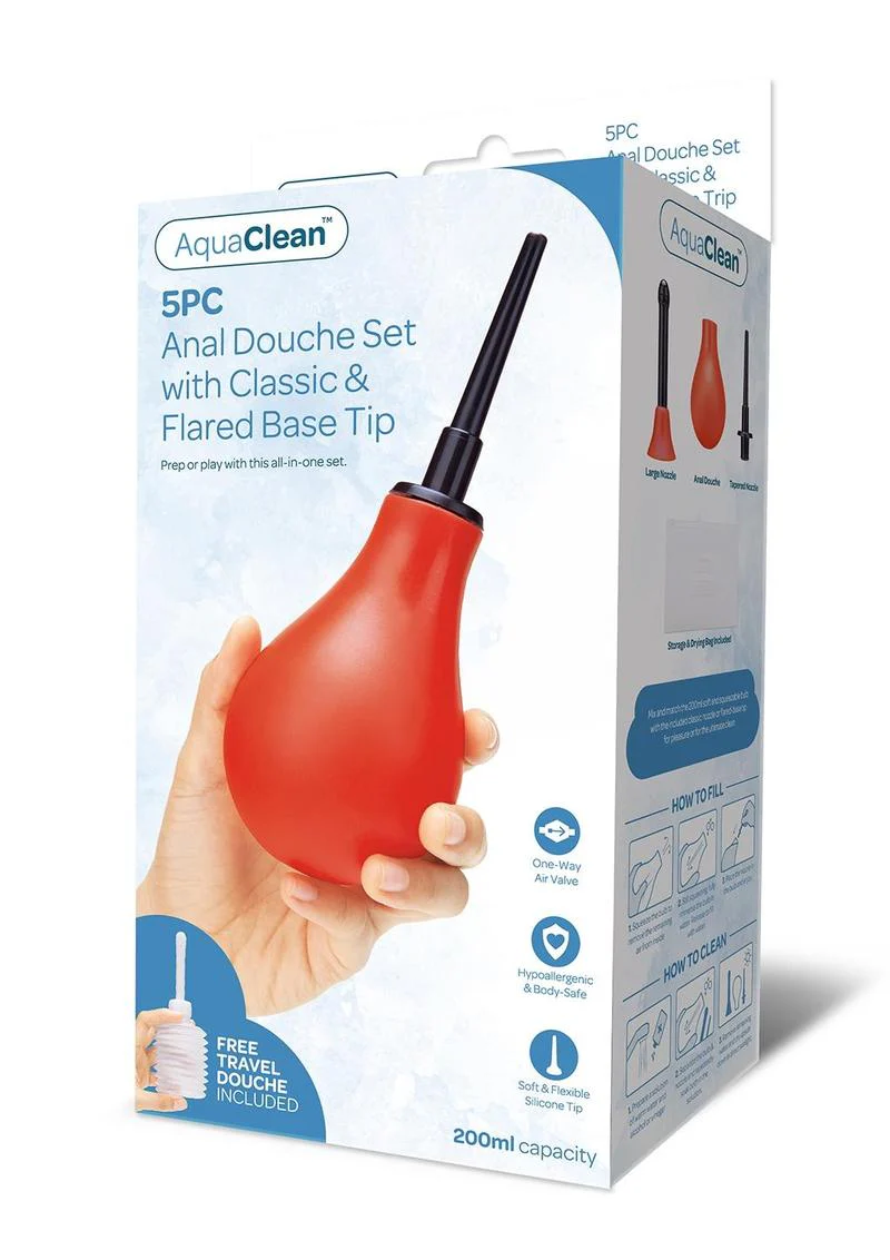 CS 3pc 200ml Douche Set Including Bulb