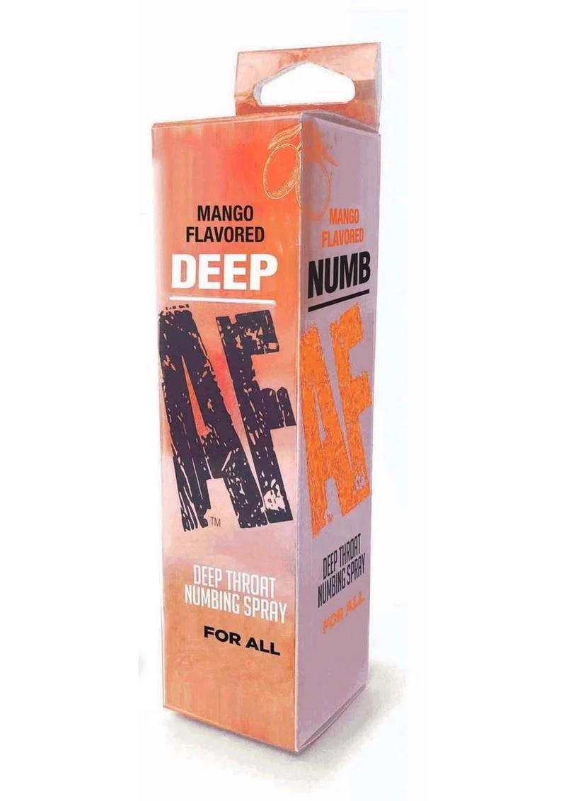 Deep AF Deep Throat Numbing Spray 1oz - Mango - Image 2