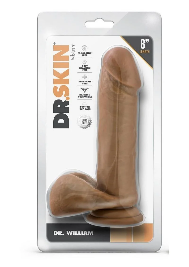 Dr. Skin Dr. William Dildo with Balls and Suction Cup - Image 2