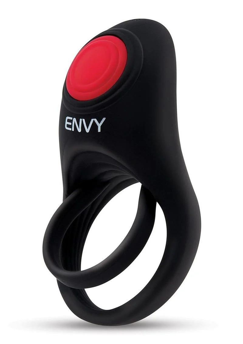 Envy Toys Bullseye Remote Vibrating Rechargeable Silicone Dual Stamina Ring - Image 3