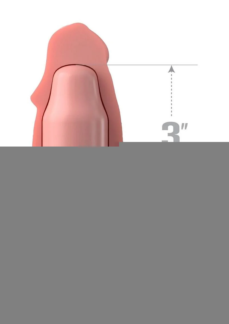 Fantasy X-Tensions Elite Silicone 9in Sleeve with 3in Plug - Image 6