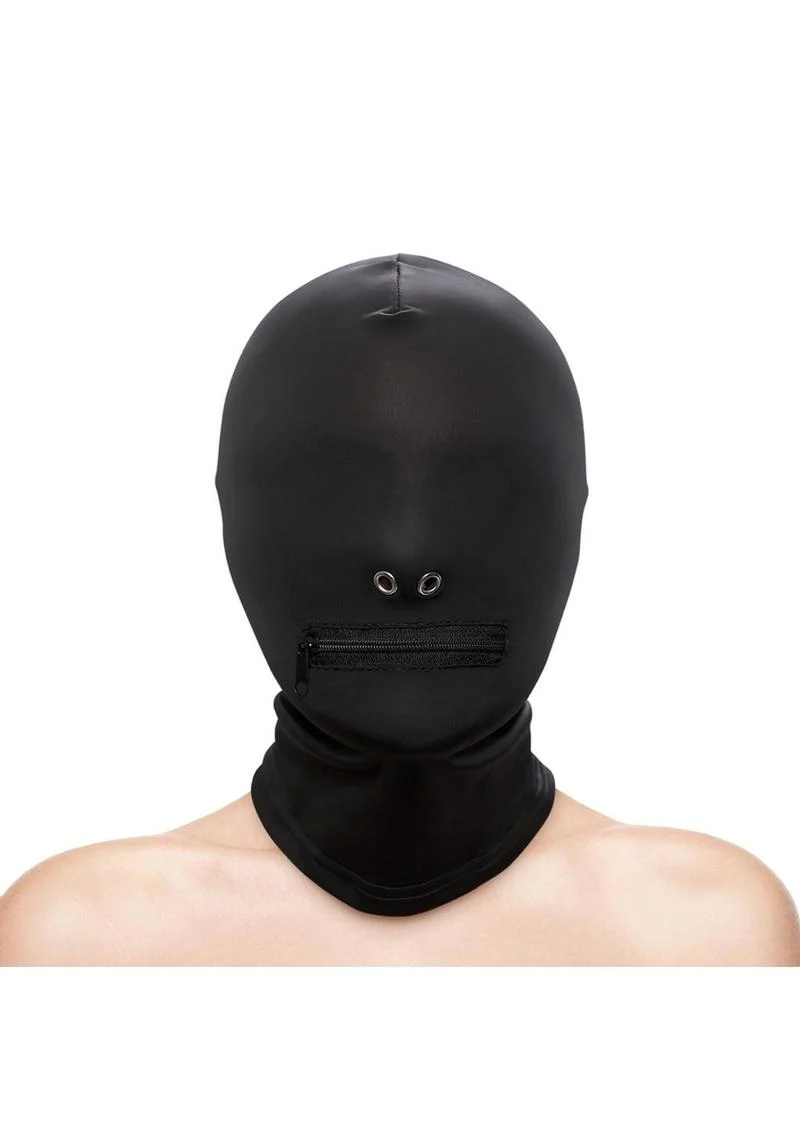 Fetish and Fashion Zippered Mouth Hood - Image 3