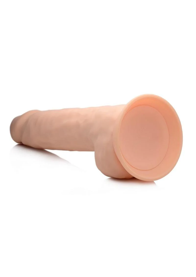 Fleshstixxx Dual Density Silicone Bendable Dong with Balls - Image 12