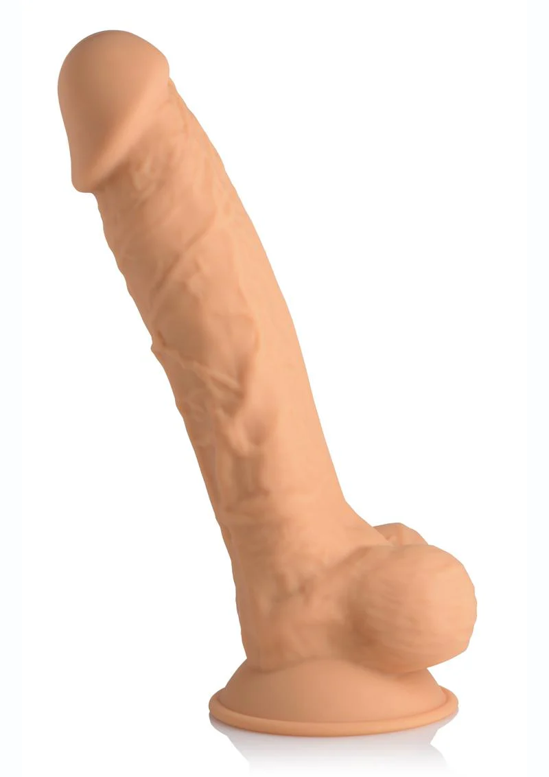 Fleshstixxx Dual Density Silicone Bendable Dong with Balls - Image 16