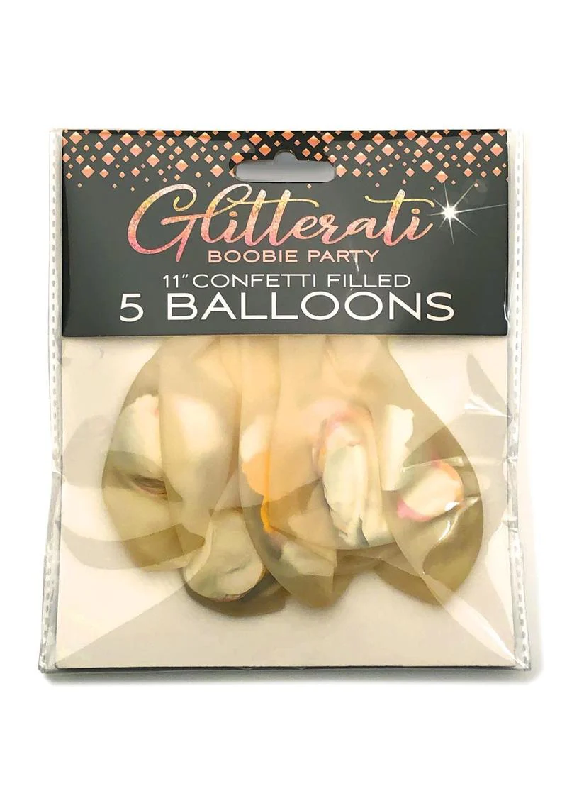 Glitterati Boobie Party Confetti Balloons - Image 2