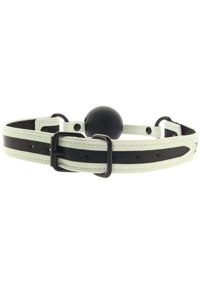 Glo Bondage Glow In The Dark Ball Gag - Image 4