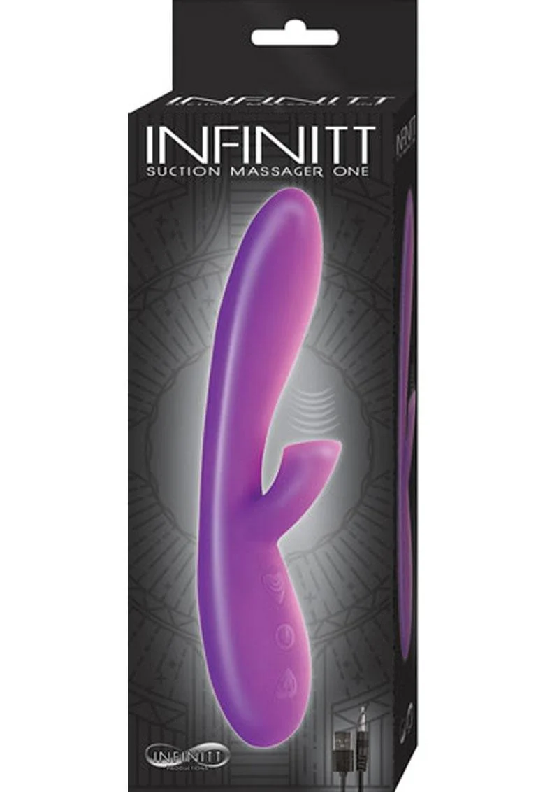 Infinitt Suction Massager One Rechargeable Silicone Vibrator - Image 2