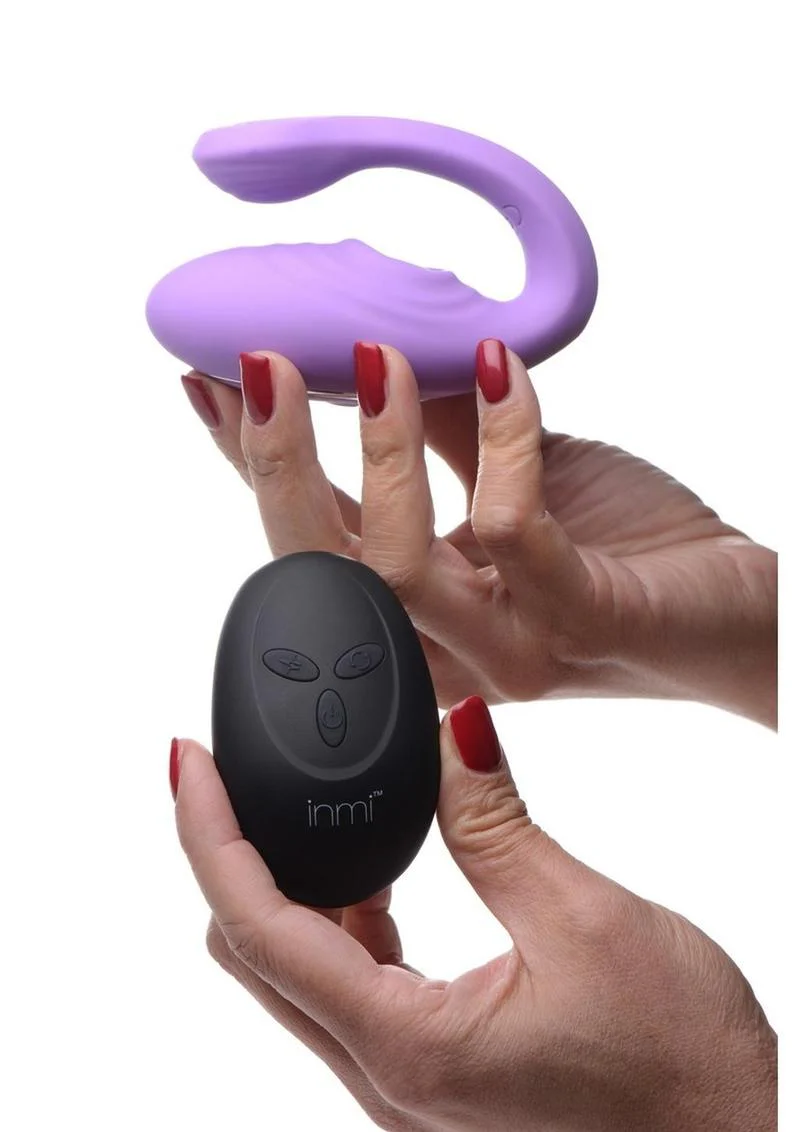 Inmi 7x Pulse Pro Pulsing Silicone Rechargeable Clit Stim Vibe with Remote Control - Image 3