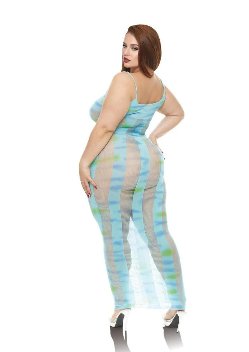 Lapdance Lingerie Blue Horizon Maxi Dress - Queen Size - Image 3