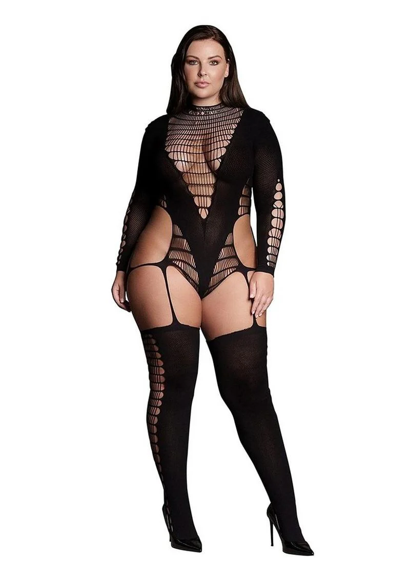 Le Desir Shade Kalyke Xxiii Bodystocking with Turtleneck - Image 5