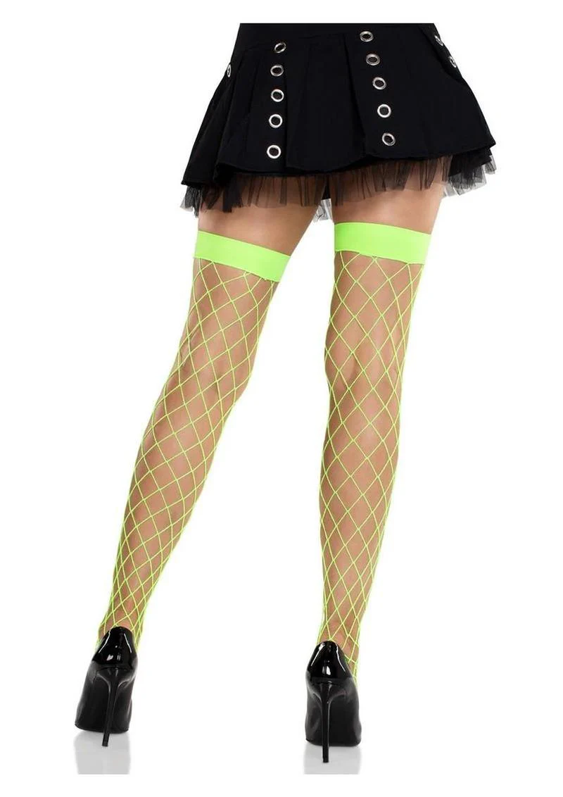 Leg Avenue Fence Net Thigh High - Image 3