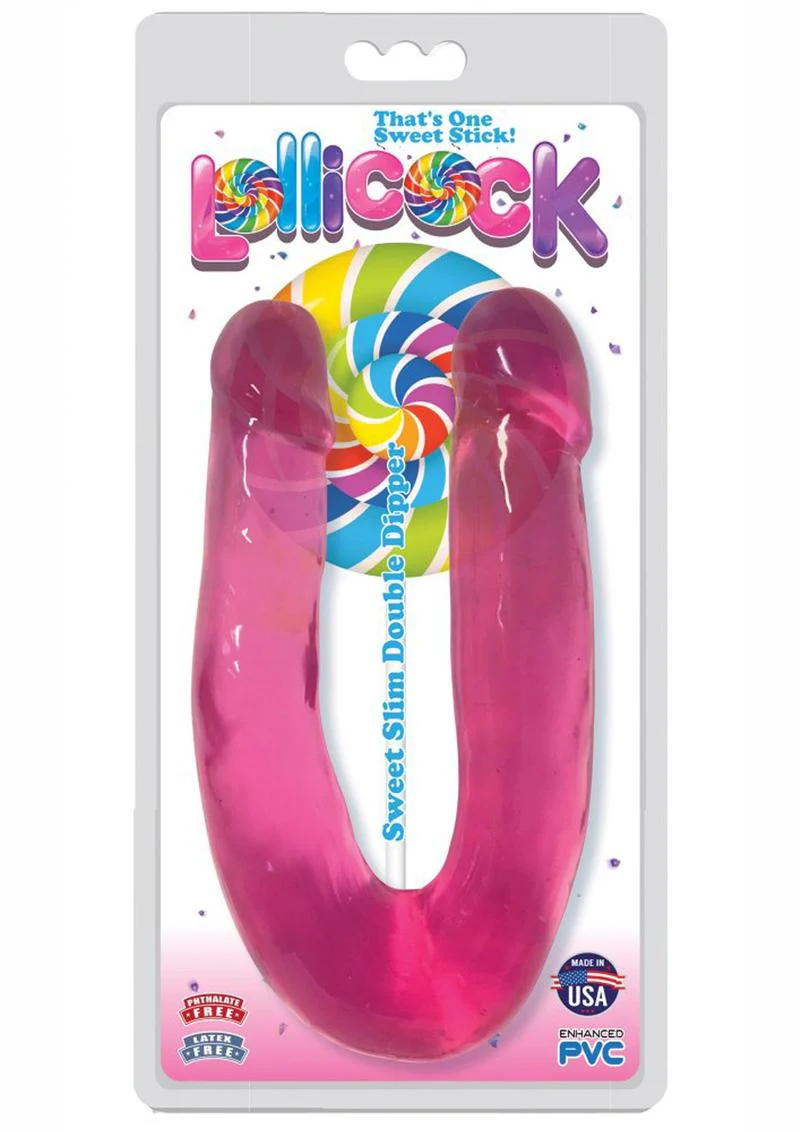 Lollicock Sweet Slim Double Dipper Double Dildo - Image 4