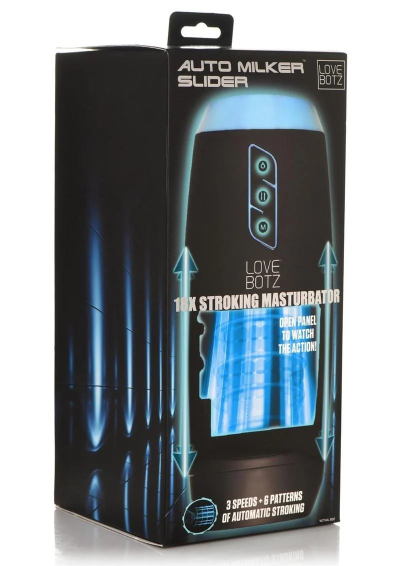 Lovebotz The Milker Slider 18x Rechargeable Stroking Masturbator - Image 2