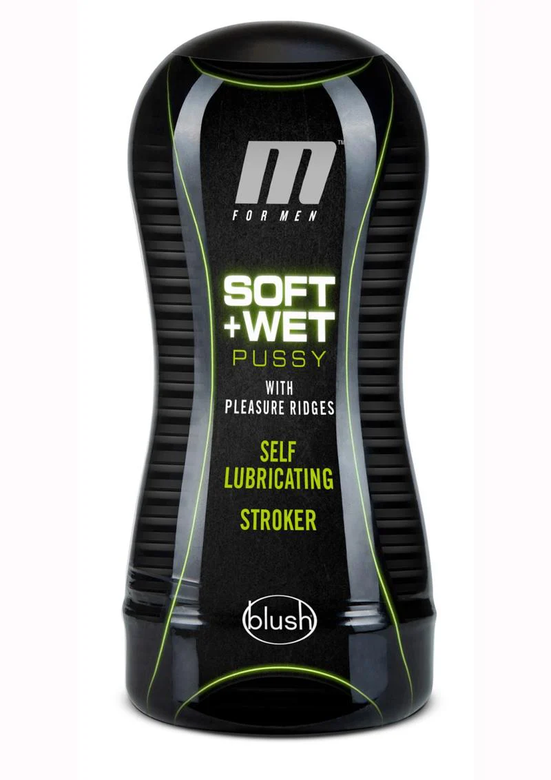 M For Men Soft and Wet Self Lubricating Masturbator Cup Ridge - Pussy - Image 2