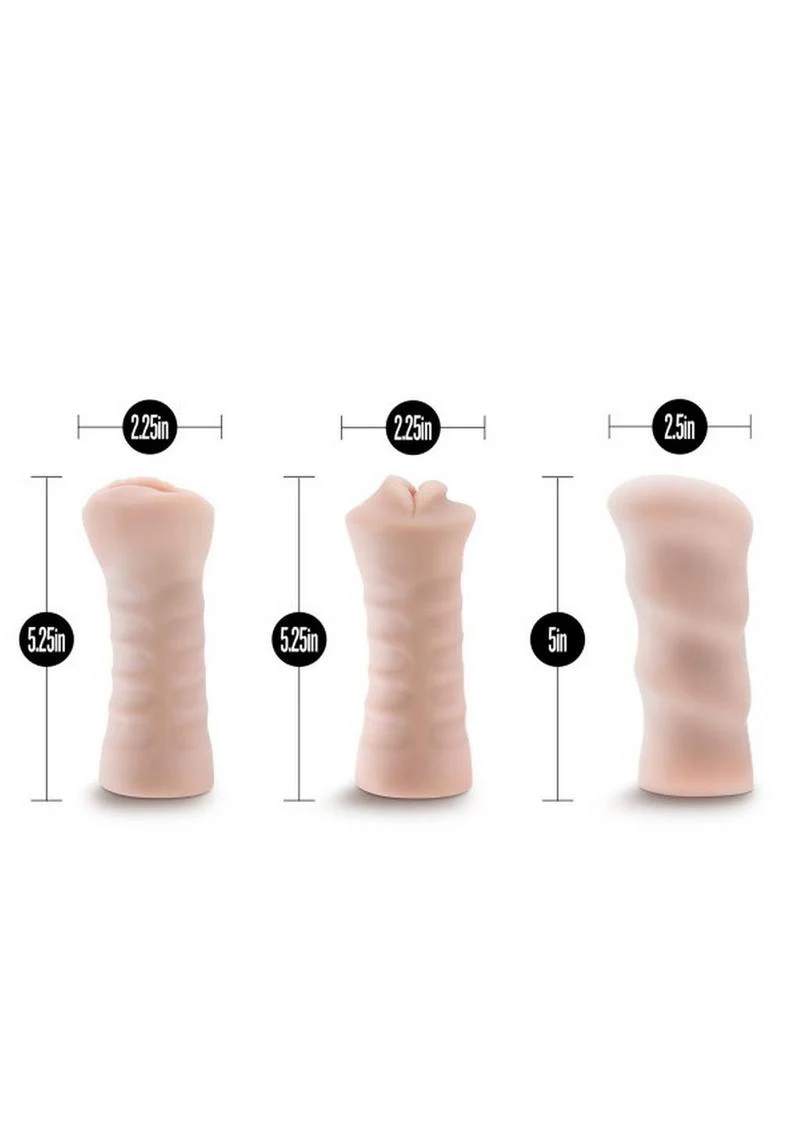 M For Men Soft and Wet Self-Lubricating Vibrating Masturbator Kit - Image 4