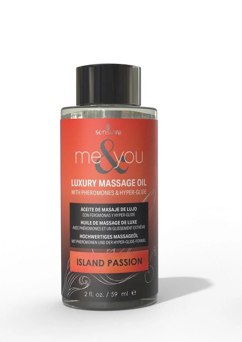 Me and You Pheromone Infused Luxury Massage Oil Island Passion - Image 2