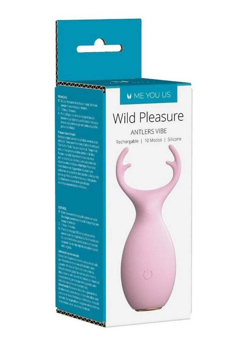 ME YOU US Wild Pleasure Antlers Vibrating Rechargeable Silicone Stimulator - Image 2