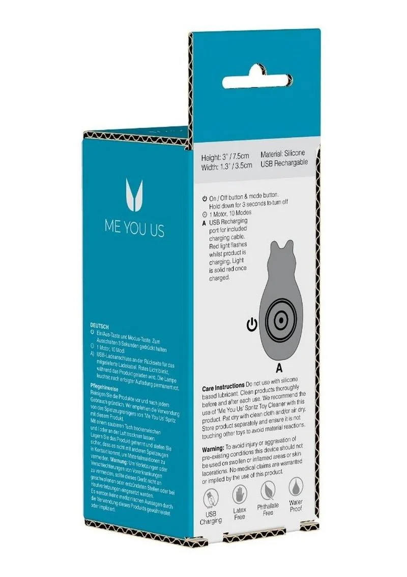 ME YOU US Wild Pleasure Nose Rechargeable Silicone Stimulator - Image 3