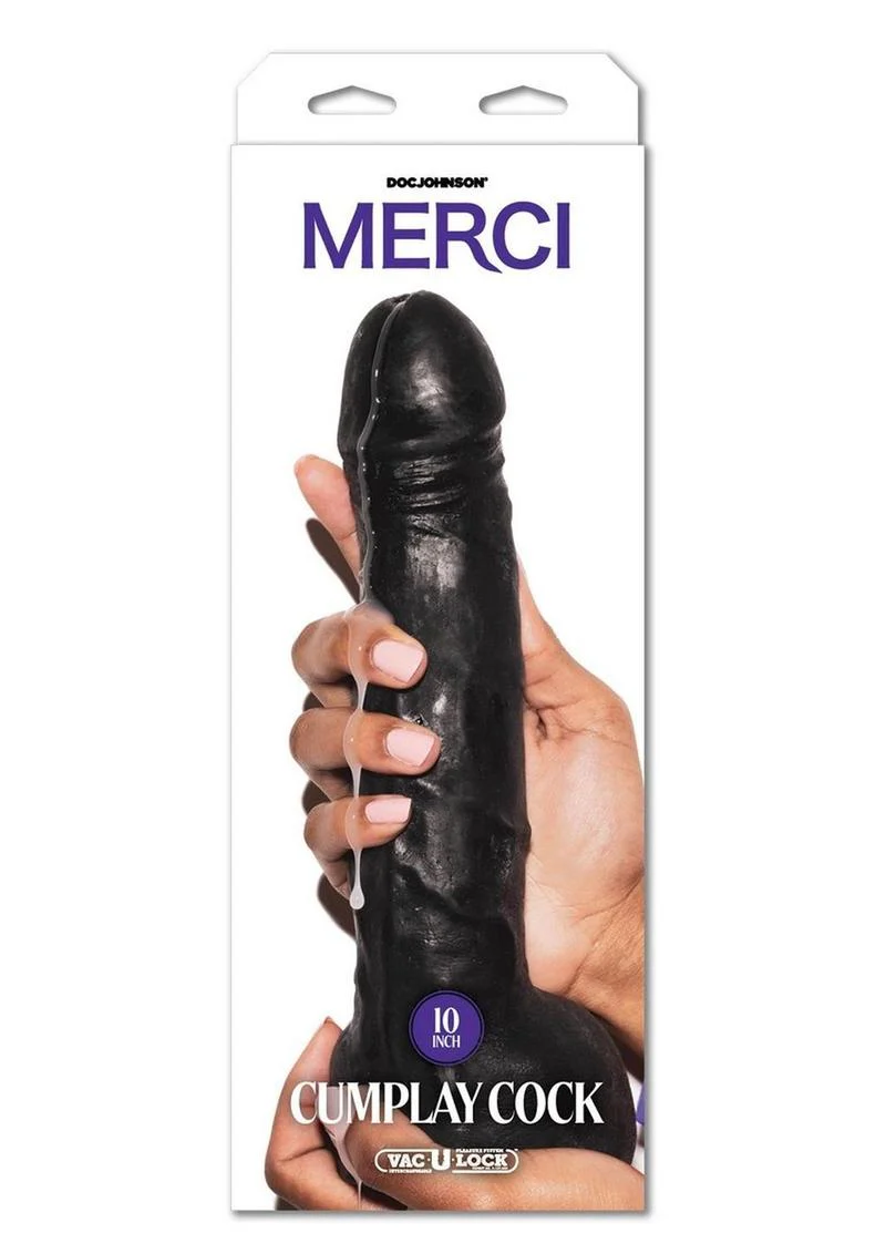 Merci Dual Density Ultraskyn Squirting Cumplay Cock with Removable Vac-U-Lock Suction Cup - Image 2