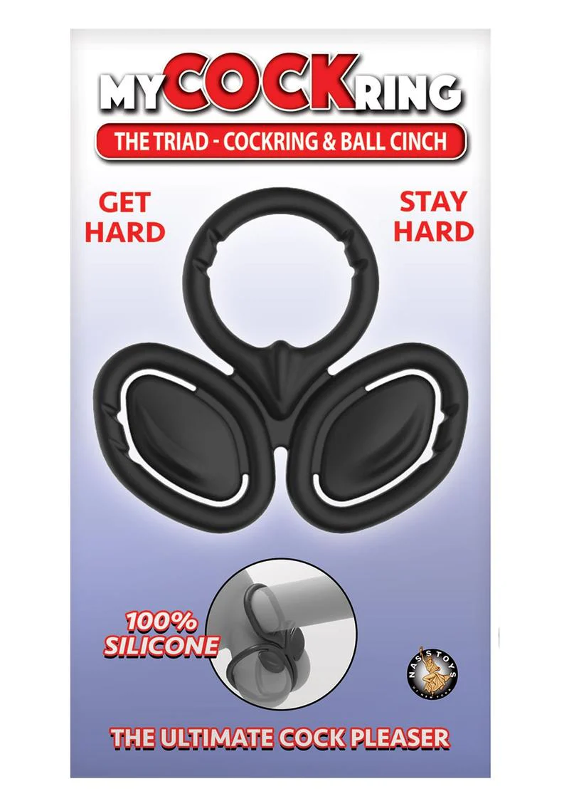 My Cockring The Triad Silicone Cock Ring and Ball Cinch - Image 2