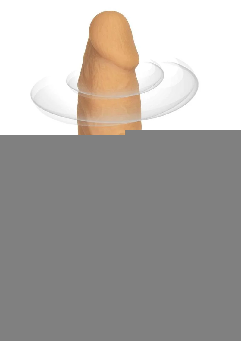 Naked Addiction Silicone Rechargeable Vibrating and Rotating Dildo with Remote Control