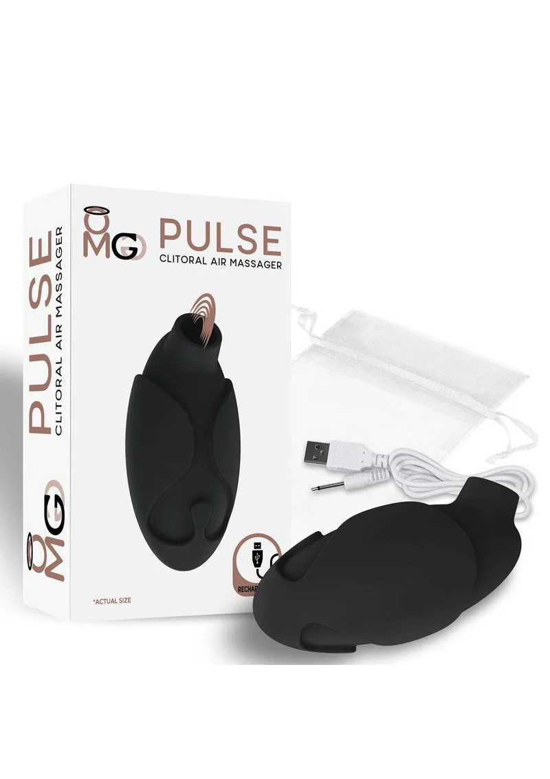Omg Pulse Rechargeable Silicone Clitoral Air Massager - Image 2