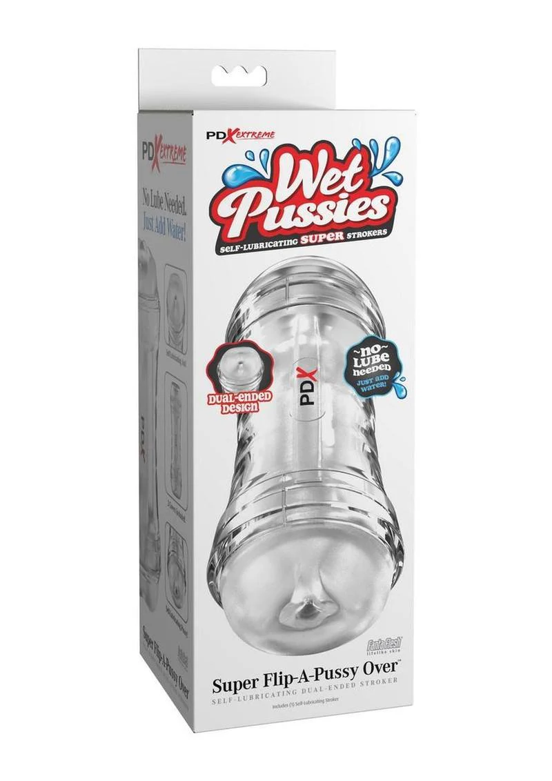 Pdx Extreme Wet Pussies Super Flip-A-Pussy Over Self-Lubricating Stroker - Pussy/Ass - Image 2