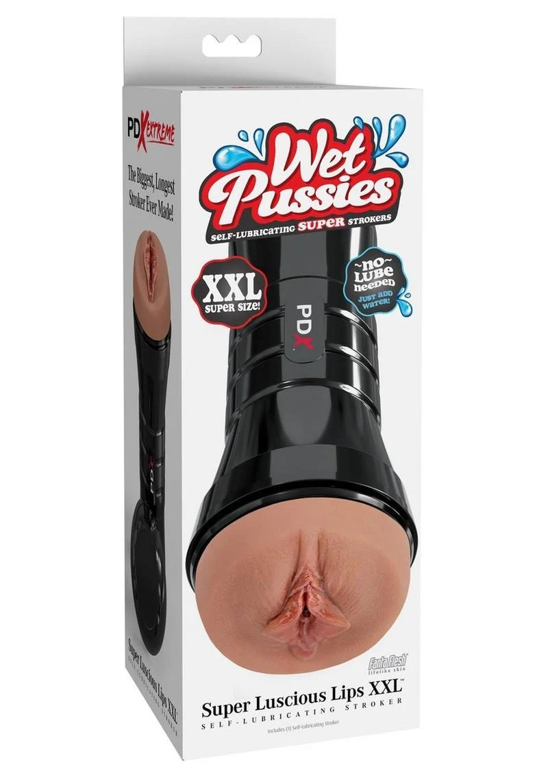 Pdx Extreme Wet Pussies Super Luscious Lips XXL Self Lubricating Stroker - Image 2