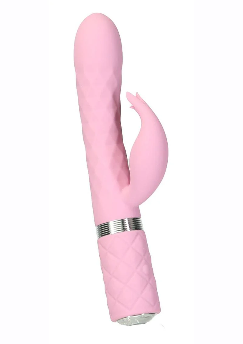 Pillow Talk Lively Silicone Rechargeable Dual Motor Massager with Swarovski - Image 3