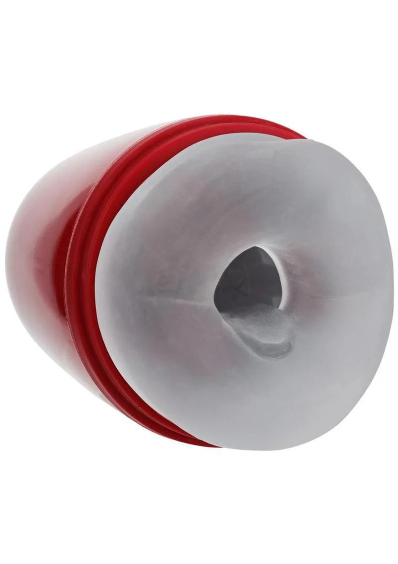 Pumped Vibrobator 10 Function Rechargeable Masturbator - Metallic - Image 3