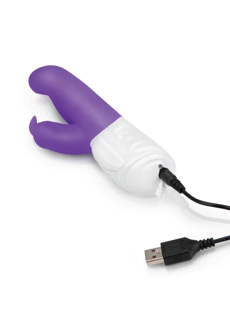 Rabbit Essentials Silicone Rechargeable G-Spot Rabbit Vibrator - Image 4