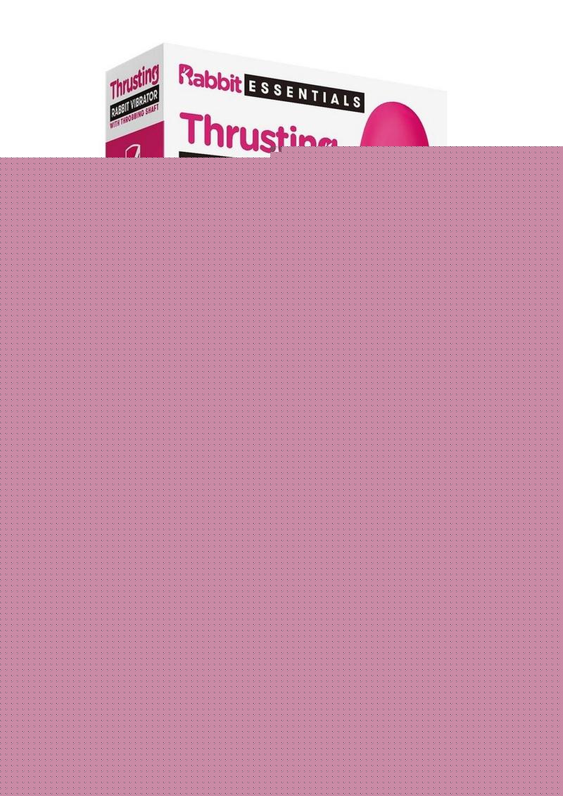 Rabbit Essentials Silicone Rechargeable Thrusting Rabbit Vibrator - Image 6