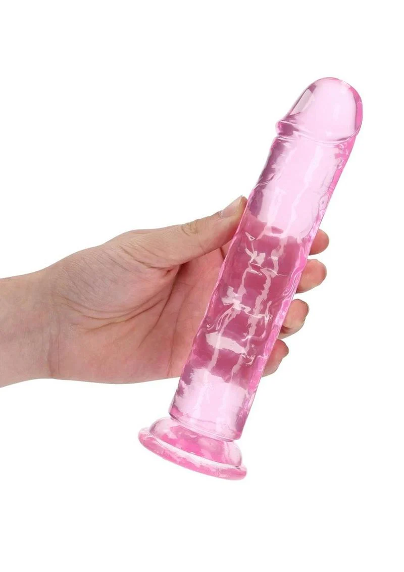 Realrock Crystal Clear Straight No Balls Dildo - Image 20