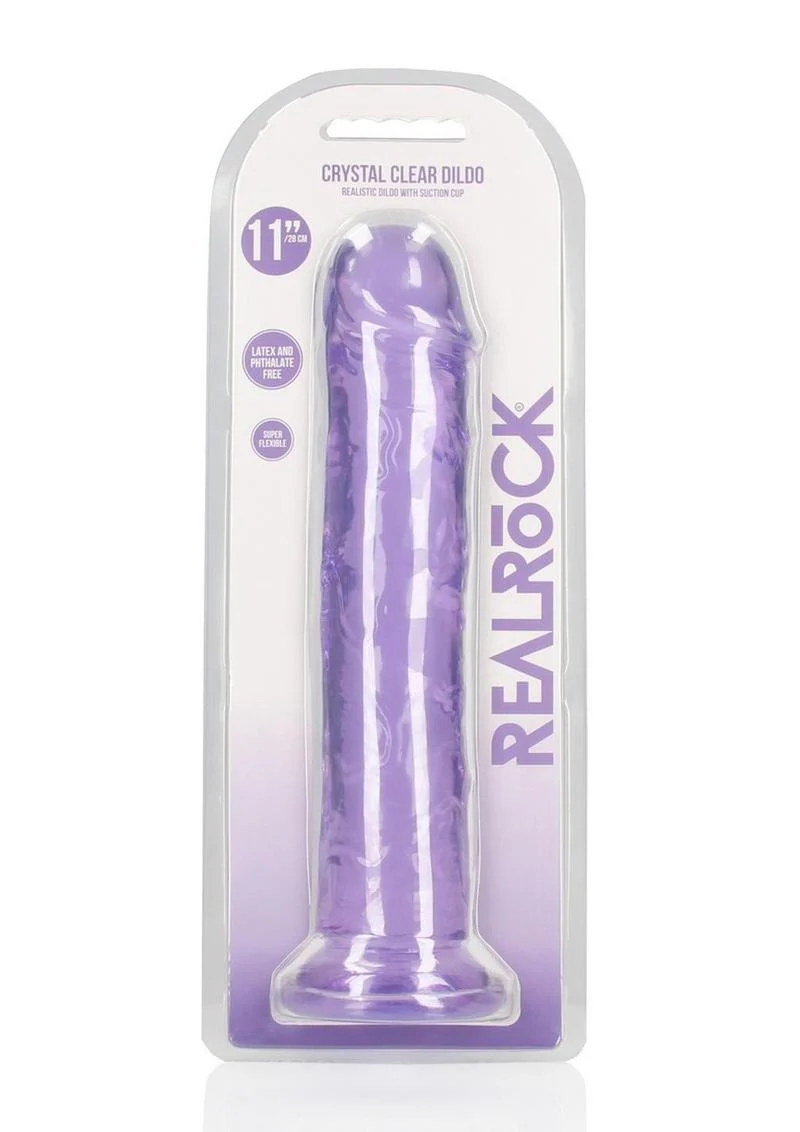 Realrock Crystal Clear Straight No Balls Dildo - Image 38