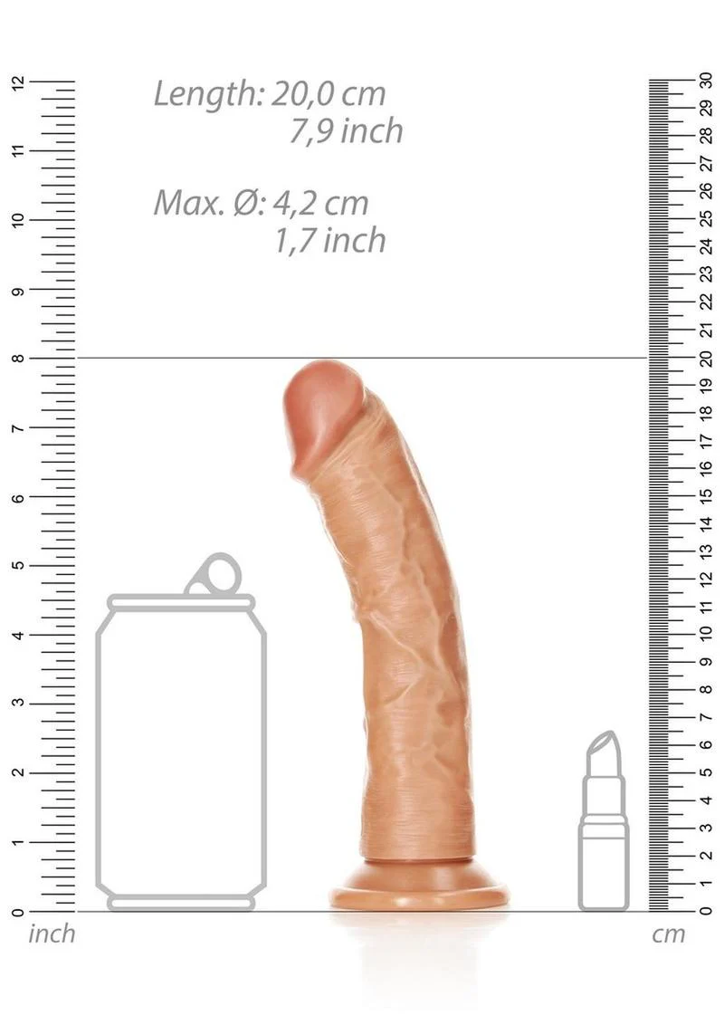 Realrock Curved Realistic Dildo with Suction Cup - Image 15