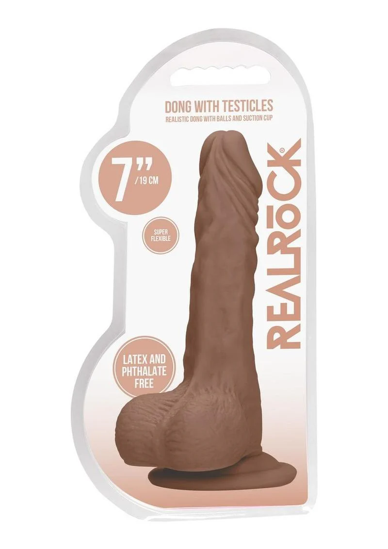 Realrock Skin Realistic Dildo with Balls - Image 2
