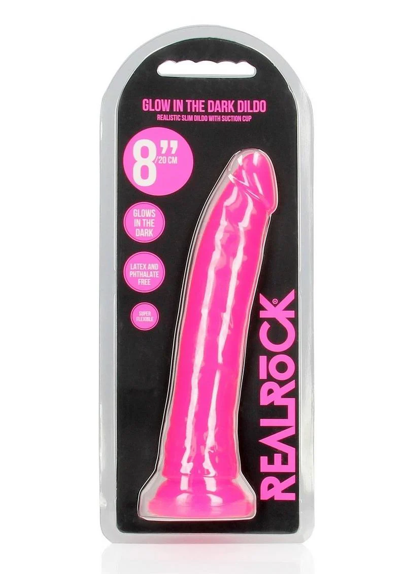 Realrock Slim Glow In The Dark Dildo with Suction Cup - Image 54