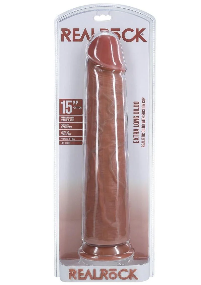 Realrock Ultra Realistic Skin Extra Large Straight Dildo with Suction Cup - Image 10