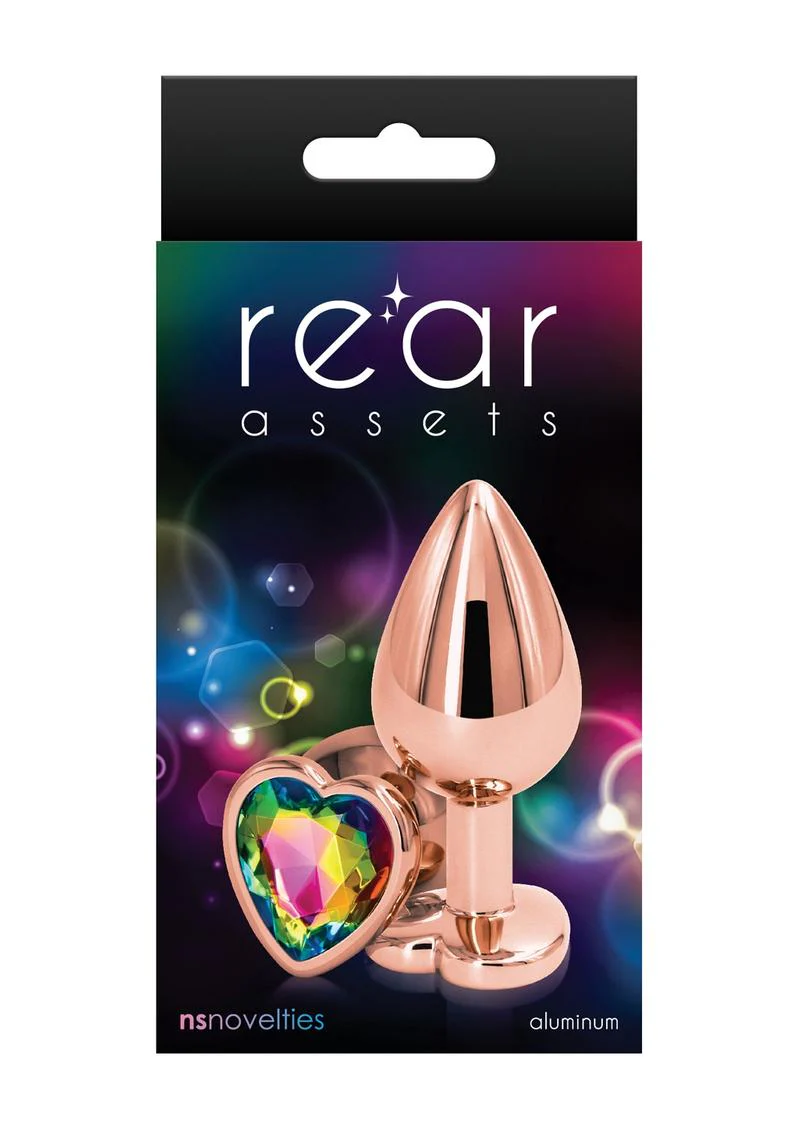 Rear Assets Rose Gold Heart Anal Plug - Image 6