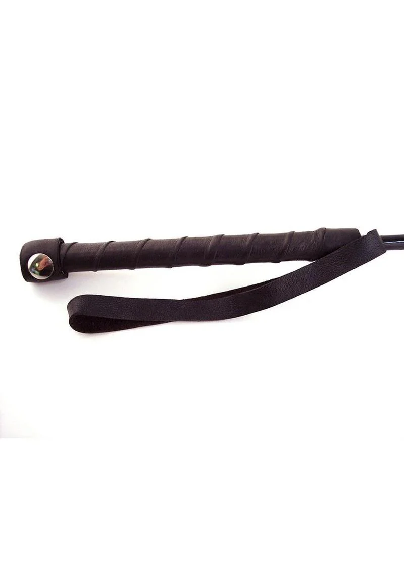 Rouge Fifty Times Hotter Leather Hand Riding Crop - Image 2