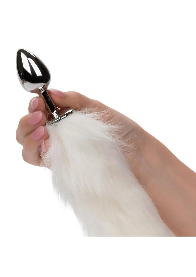 Running Wild Faux Fur Tail and Metallic Anal Plug - Image 4